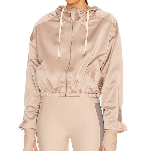 NYLORA Ward Hooded Zip-Up Jacket in beige color Size S - Picture 2 of 16